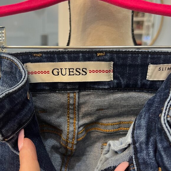 Guess Davis Slim Straight Jeans 31x30 - Picture 3 of 7